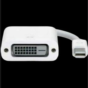 White Apple Mini DisplayPort to DVI Adapter                          Model#A1305